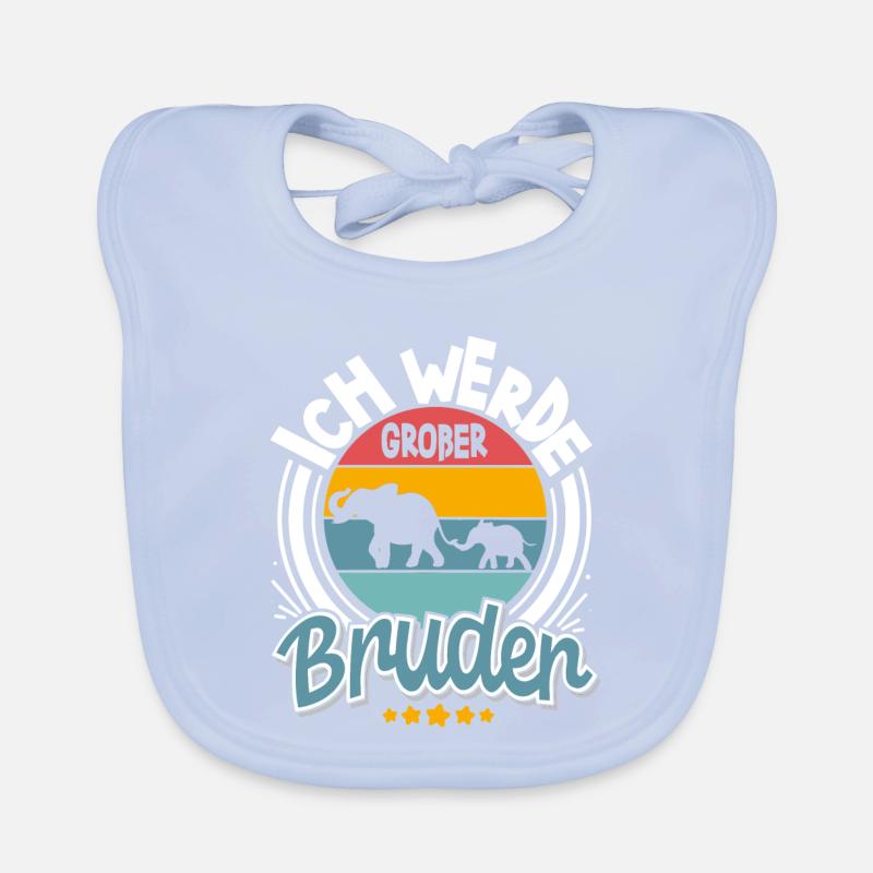 Ich Werde Großer Bruder Baby Bio-Lätzchen