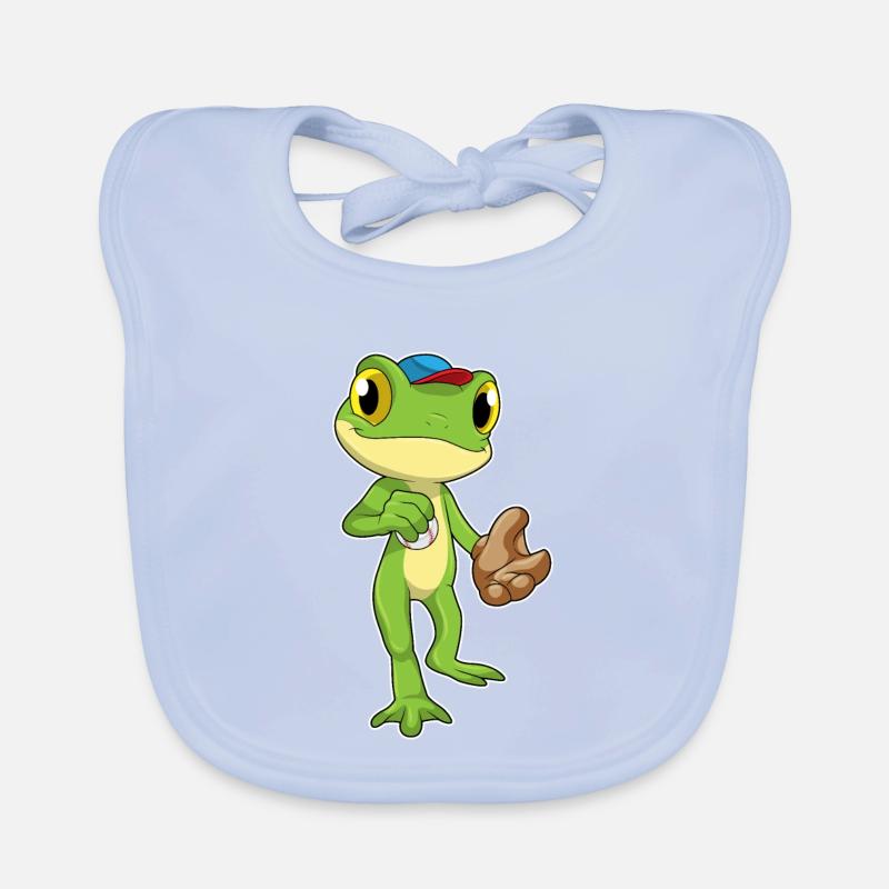 Frog Baseball Gant de baseball Bavoir bio Bébé