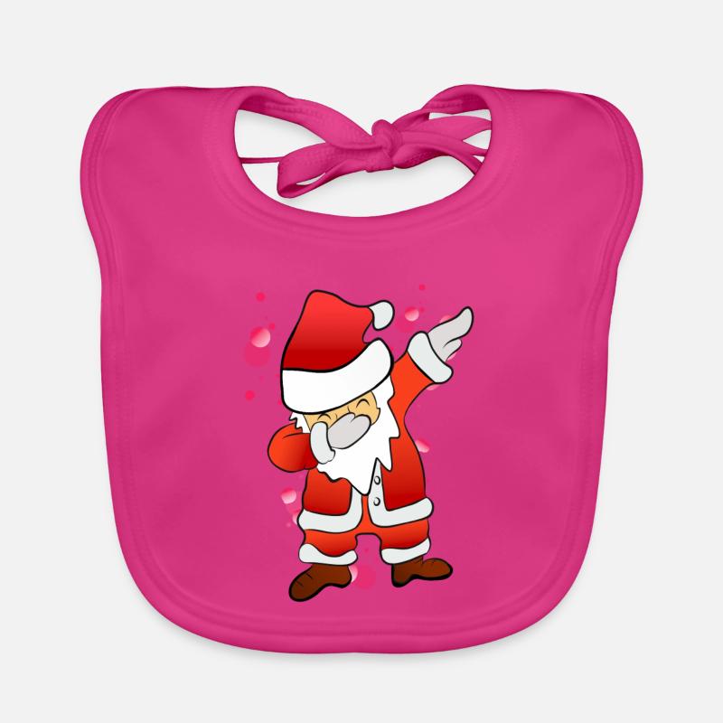 Dabbing Nikolaus Baby Bio-Lätzchen