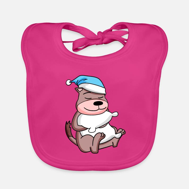 Belette avec oreiller et bonnet de couchage Bavoir bio Bébé