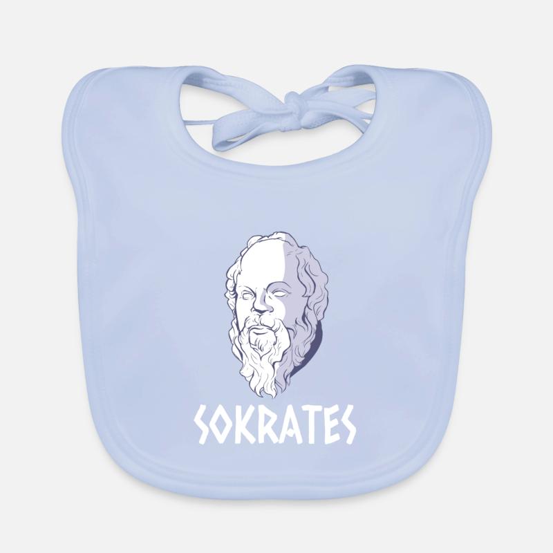 Socrates Thinker Philosophy Greek philosopher Organic Baby Bibs