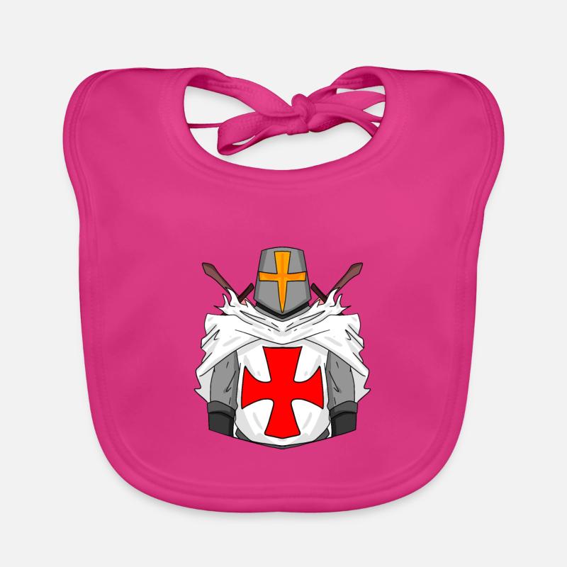 Croix de l’épée des Templiers Bavoir bio Bébé