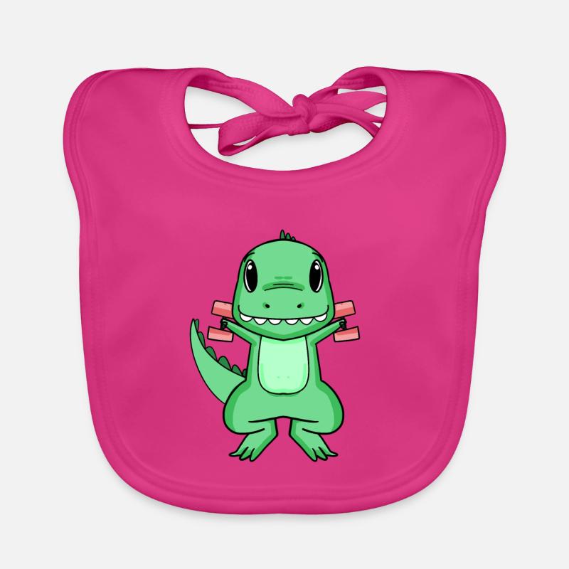 Dino Dumbbell Training Strength Training Gift Bavoir bio Bébé