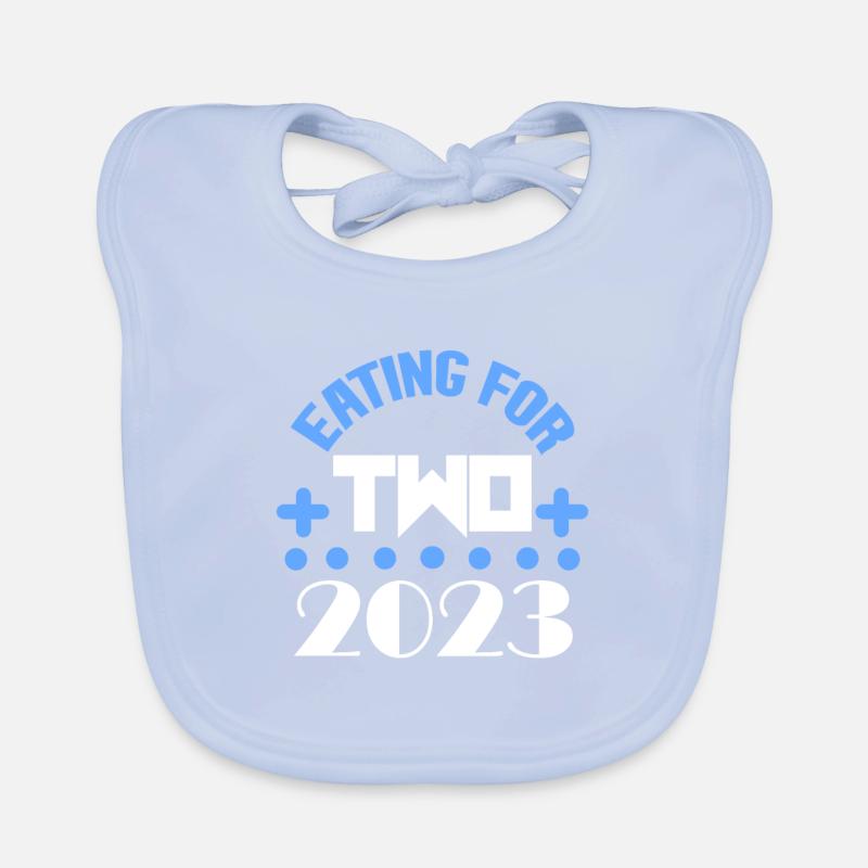 Grossesse Gémeaux 2023 Bavoir bio Bébé