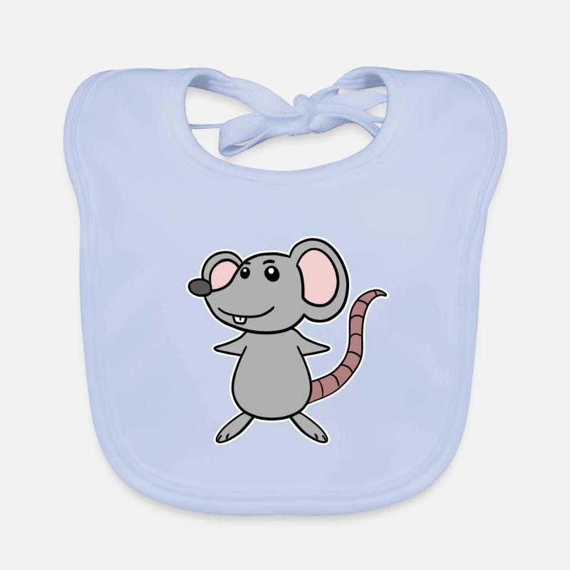 Maus Cartoon Baby Bio-Lätzchen