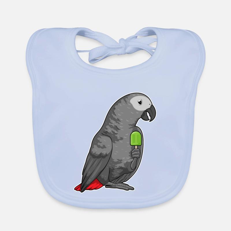 Perroquet Popsicle Bavoir bio Bébé