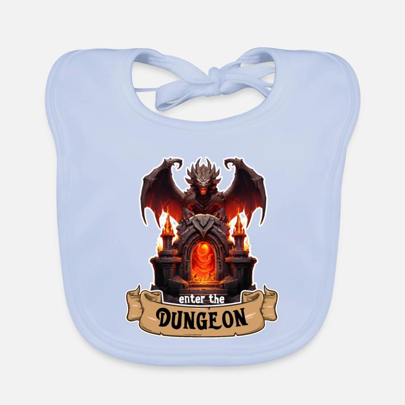 Enter the Dunegon Rollenspiel Tor Drache Baby Bio-Lätzchen