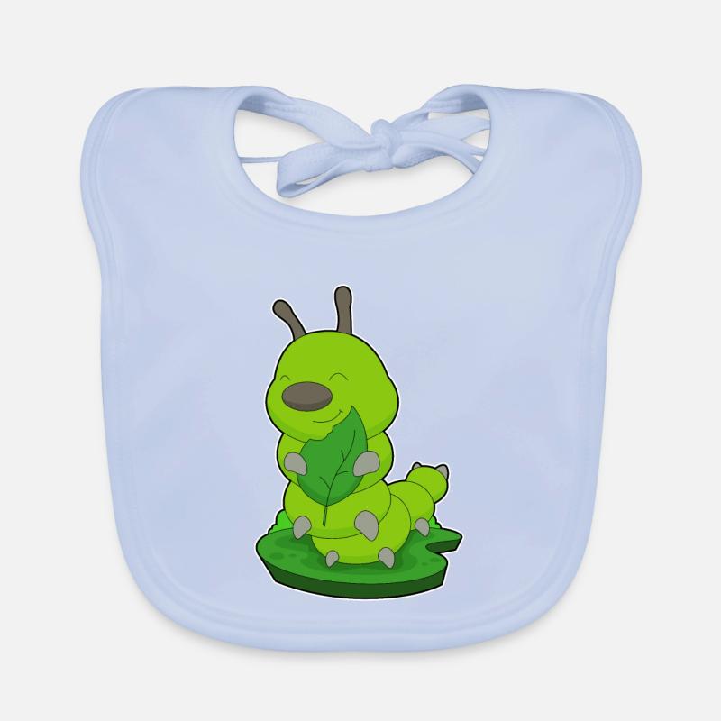 Feuille de chenille Bavoir bio Bébé