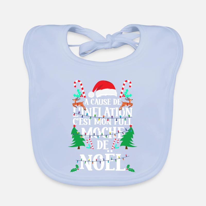 Pull Moche De Noël Bavoir bio Bébé