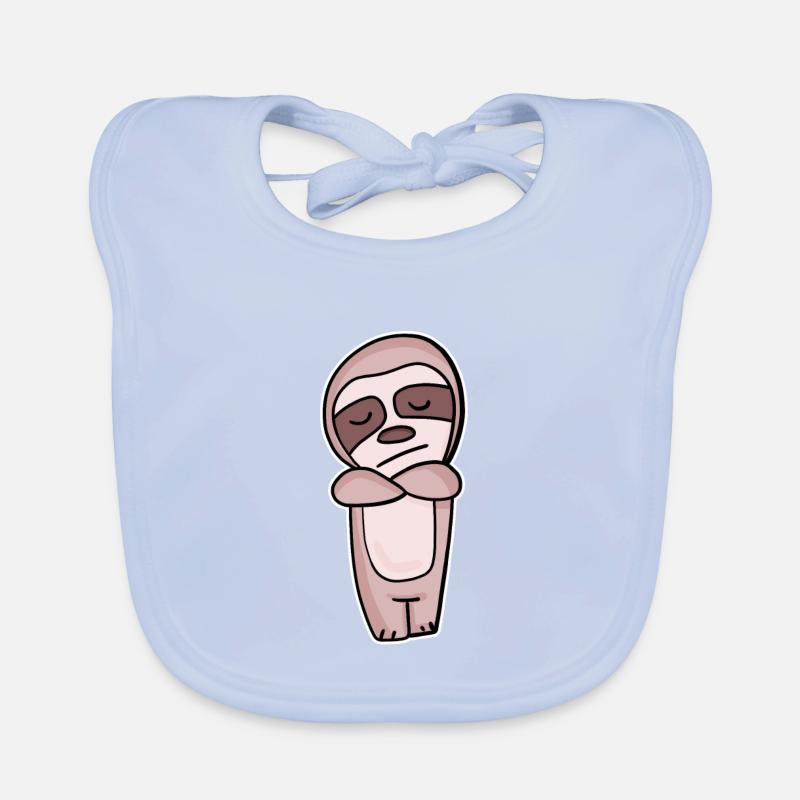 Faultier genervt Baby Bio-Lätzchen