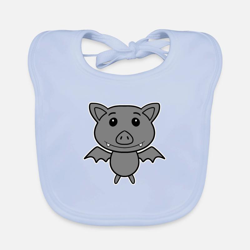 Bat Organic Baby Bibs