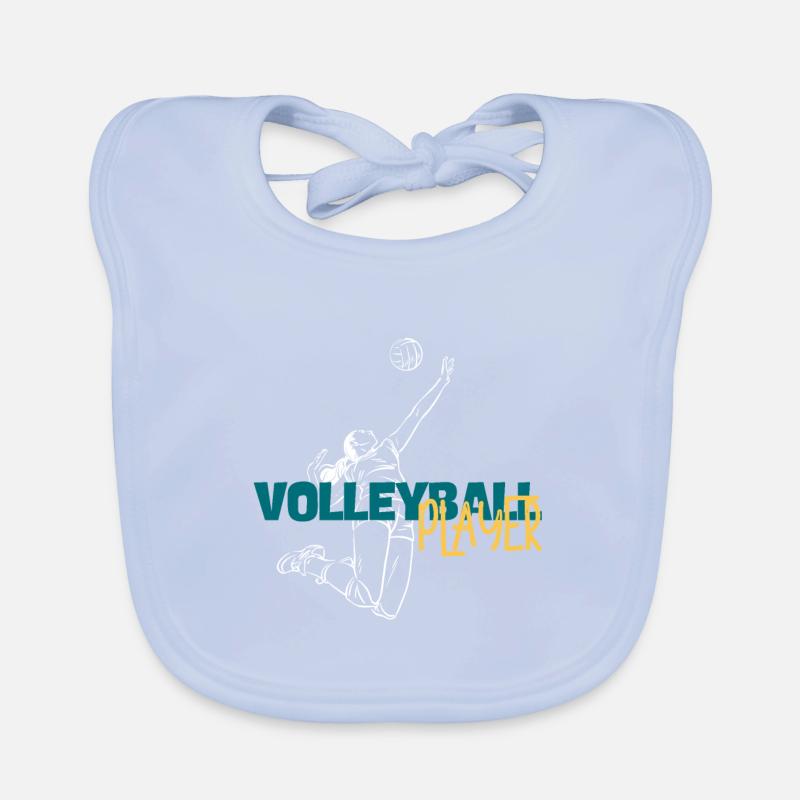 Volley Dive : Duo de joueurs dynamiques Bavoir bio Bébé
