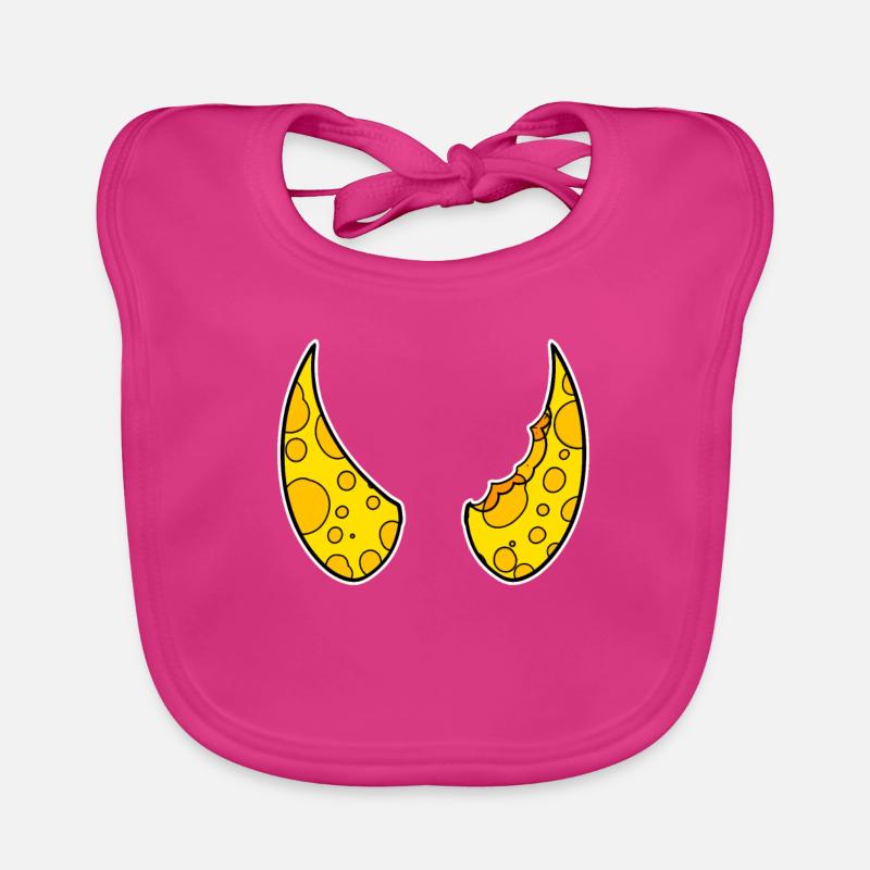 Corne Cornes Cheese Devil Bavoir bio Bébé