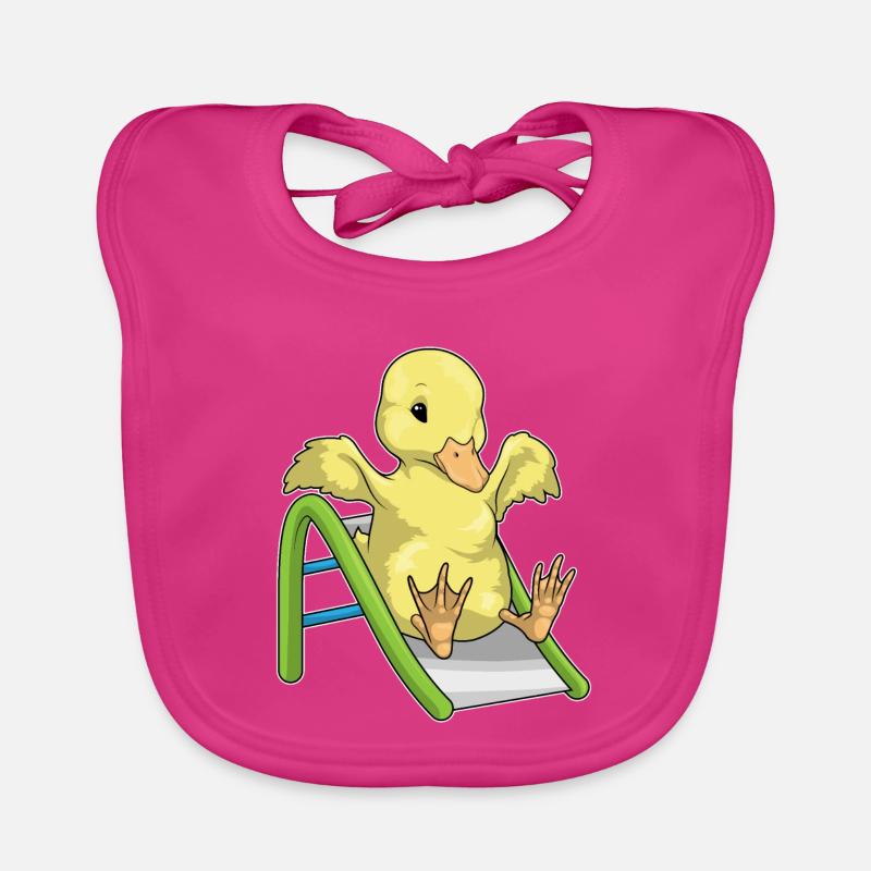 Duck Slide Organic Baby Bibs