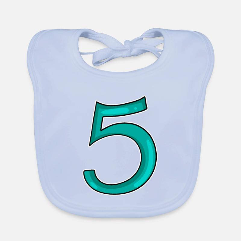 5 - Cinq Bavoir bio Bébé