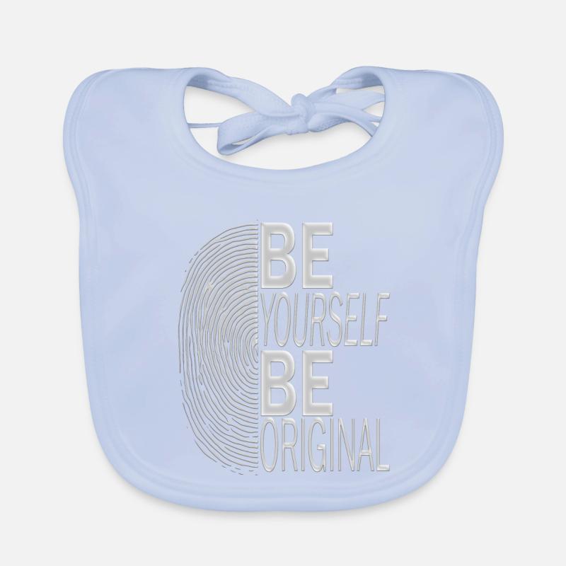 BE YOURSELF BE ORIGINAL Bavoir bio Bébé