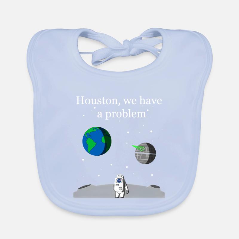 Houston We Have a Problem Baby Bio-Lätzchen