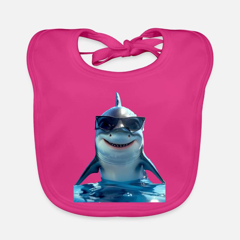 Requin Requin Requin Tigre Requin Requin Gris Grand Requin Blanc Bavoir bio Bébé