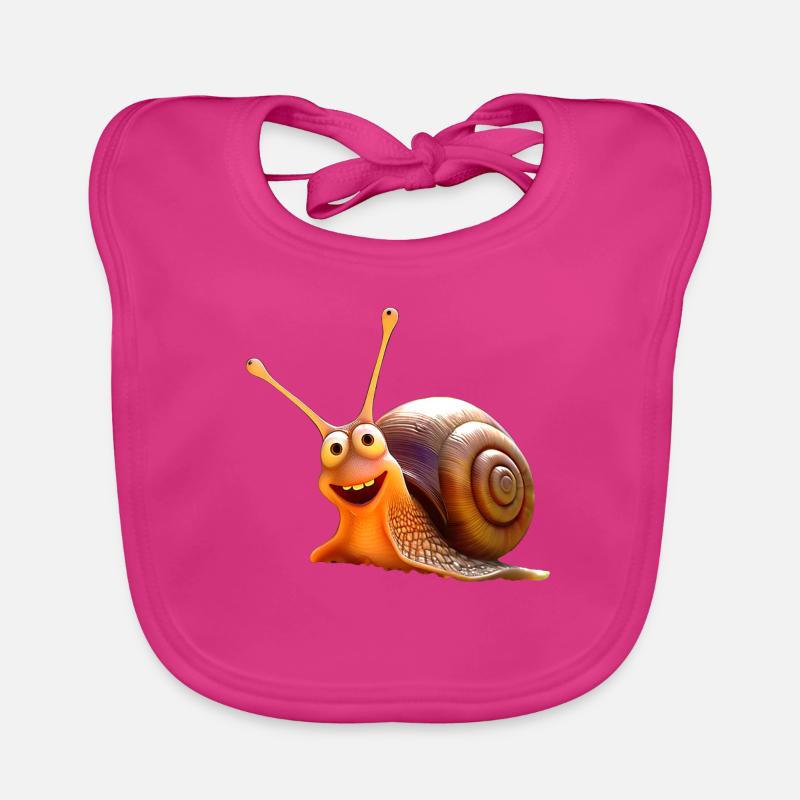 Snail Vineyard Snail Shell Snails Organic Baby Bibs