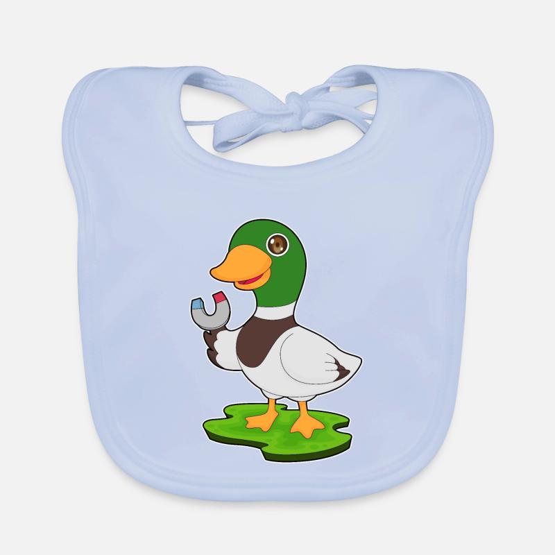 Duck Magnet Organic Baby Bibs