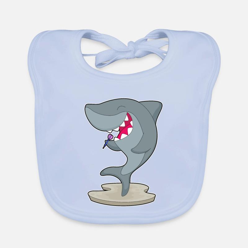 Fléchette de requin Bavoir bio Bébé