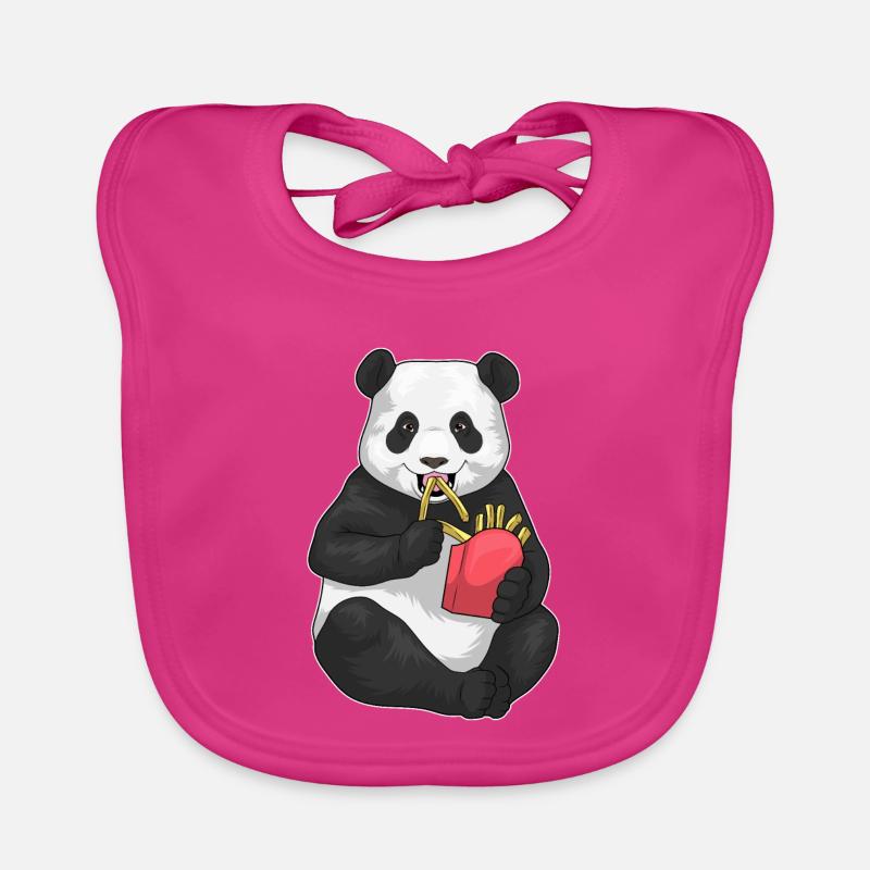Frites Panda Bavoir bio Bébé