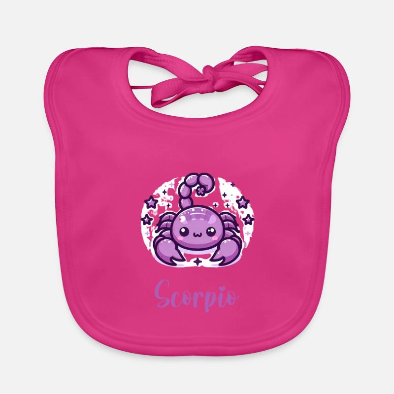 Süße Scorpio Sternzeichen Astrologie Geschenk Baby Bio-Lätzchen