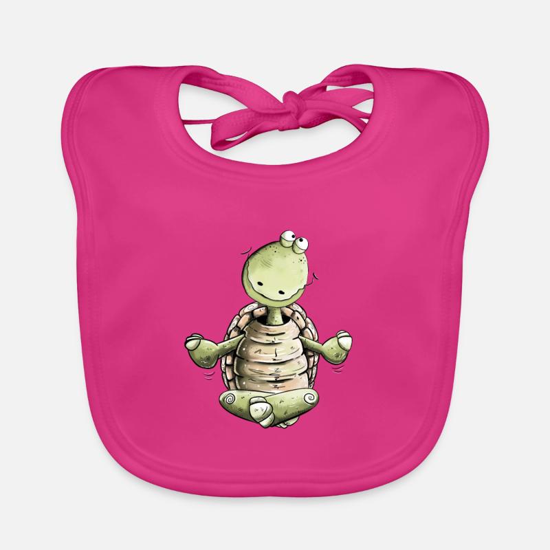 Yoga Turtle Frissons Bavoir bio Bébé