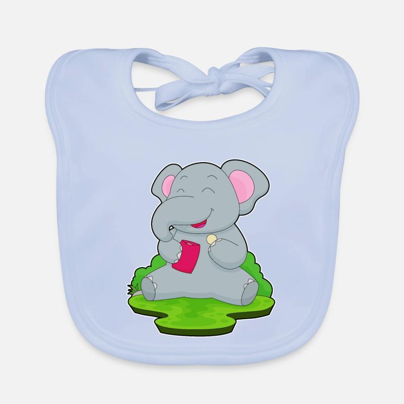 Elephant Potato Chips Organic Baby Bibs