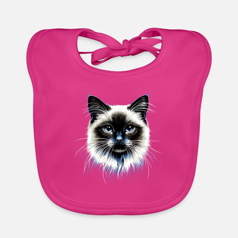 Chat Birman Chat Birman Sacré Chat Birman Mignon Chats Birmans Bavoir bio Bébé
