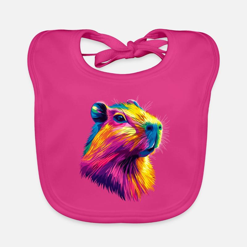 Capybara Be Capy Wasserschwein Lustiges Capybara Baby Bio-Lätzchen