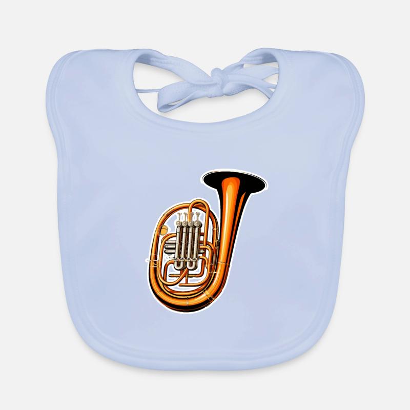 Tuba Graphique Bavoir bio Bébé