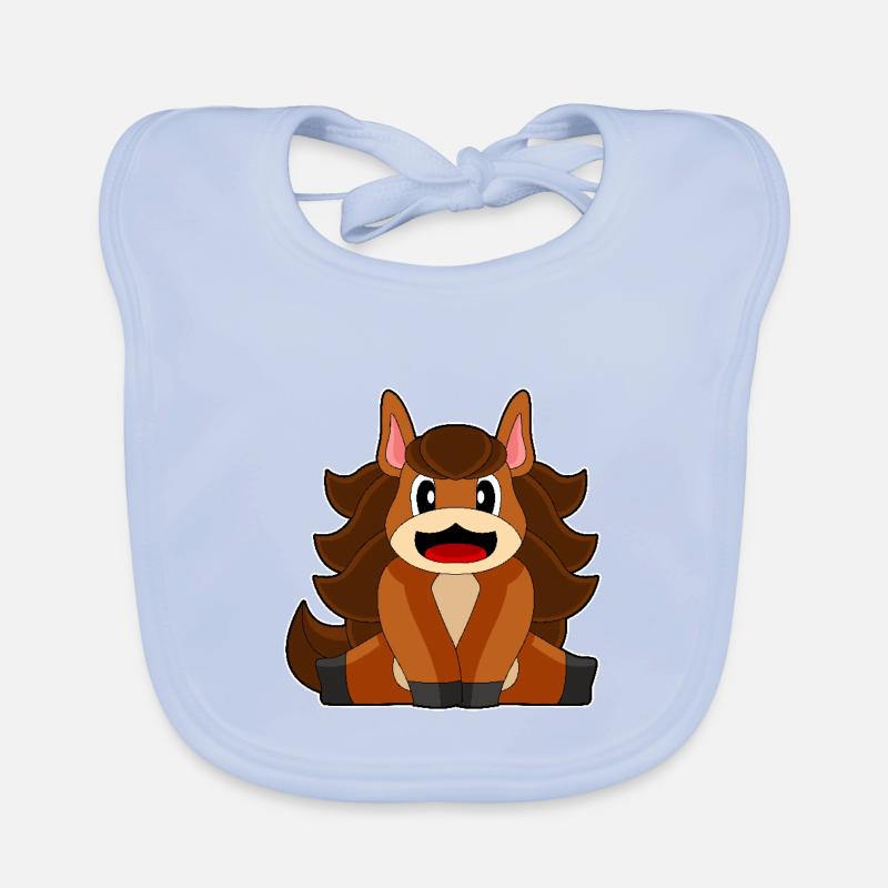 Drôle de cheval Bavoir bio Bébé