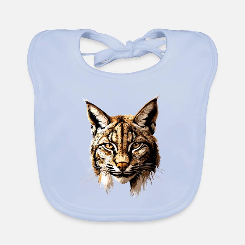 Lynx Chat sauvage Grands chats Chats Mignon Lynx Bavoir bio Bébé