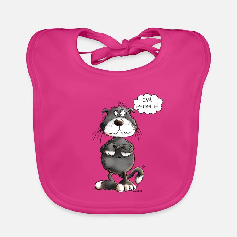 Grumpy Ew People Cat Saying Cats Organic Baby Bibs