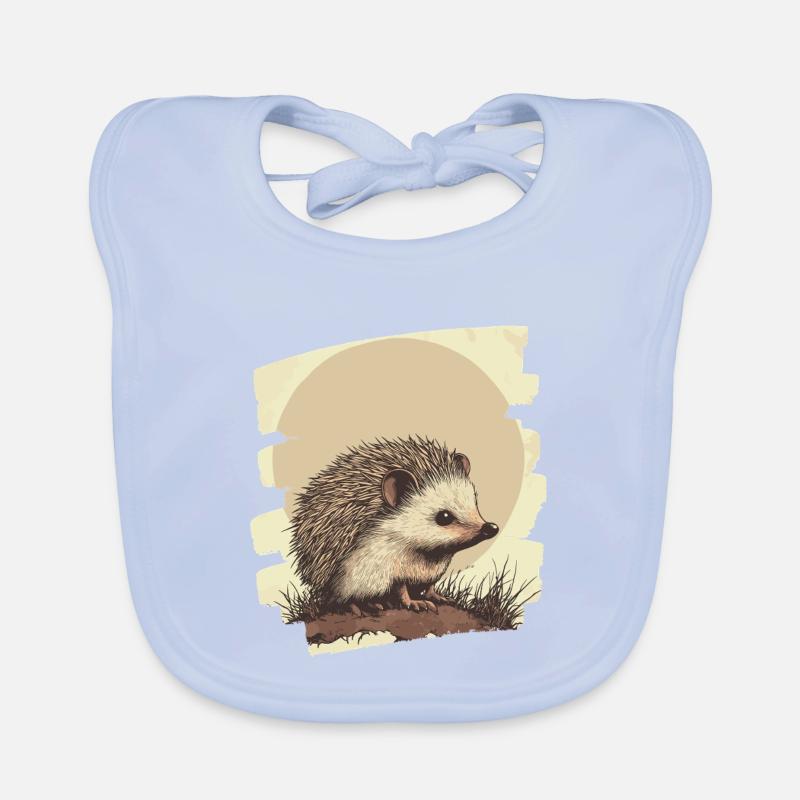 Hérisson Bavoir bio Bébé