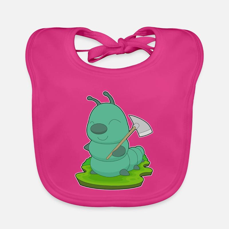 Pioche chenille Bavoir bio Bébé