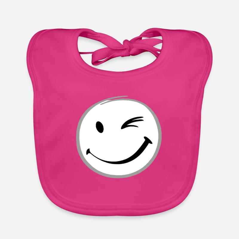 Clin d’œil sourire Bavoir bio Bébé