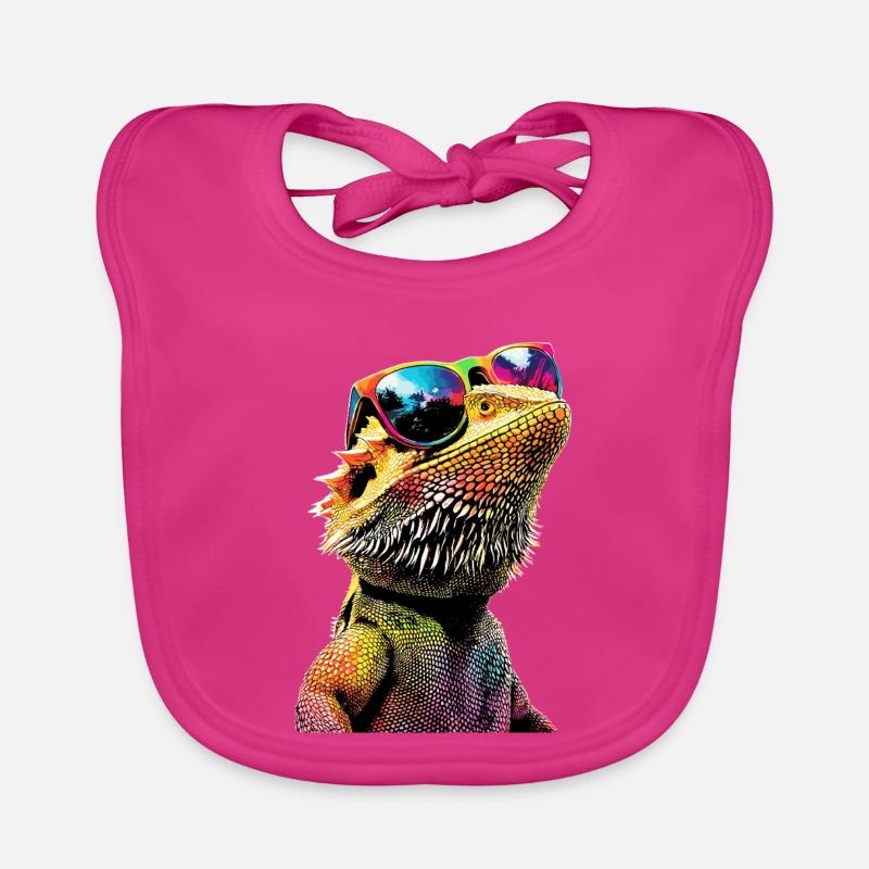 Bearded Dragon Lizard Bearded Dragon Cute Bearded Dragons Organic Baby Bibs
