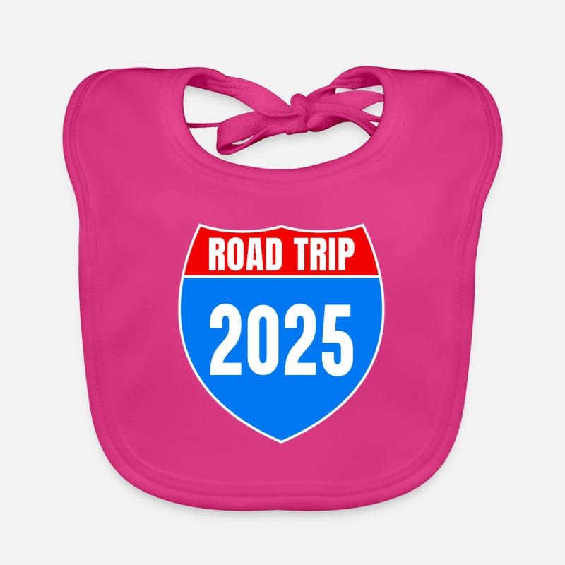 Road Trip 2025 Summer Vacation Organic Baby Bibs