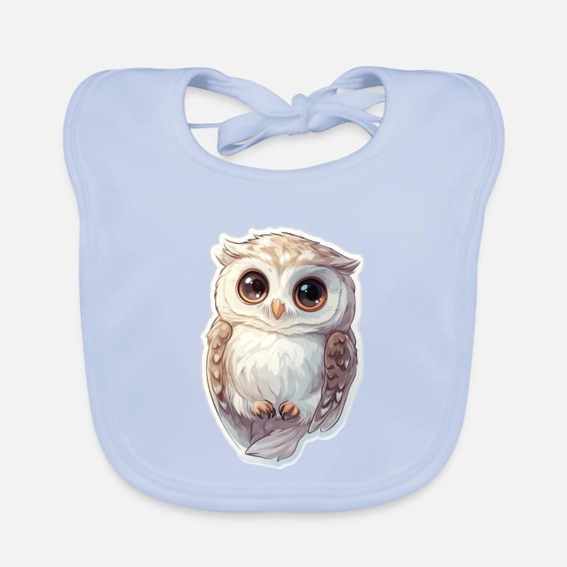 Eule Baby Bio-Lätzchen