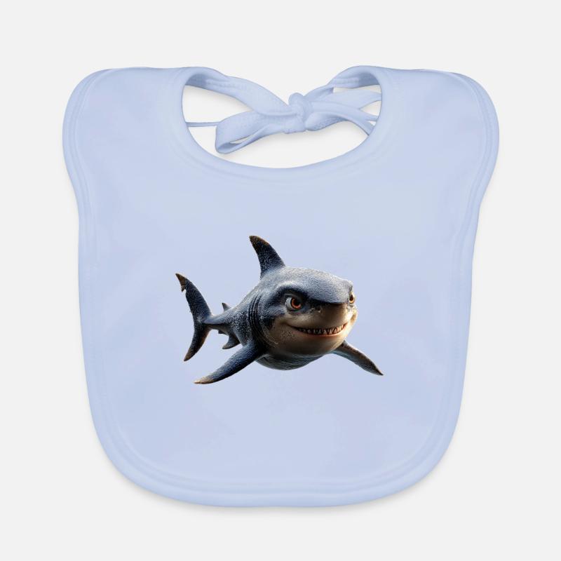 requin requin tigre requin plongeur requins mignons grand requin blanc Bavoir bio Bébé