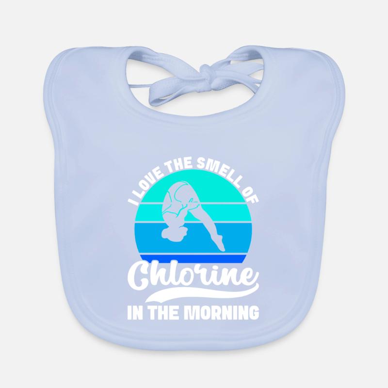 Kunstspringen Turmspringer Sprungbrett Baby Bio-Lätzchen