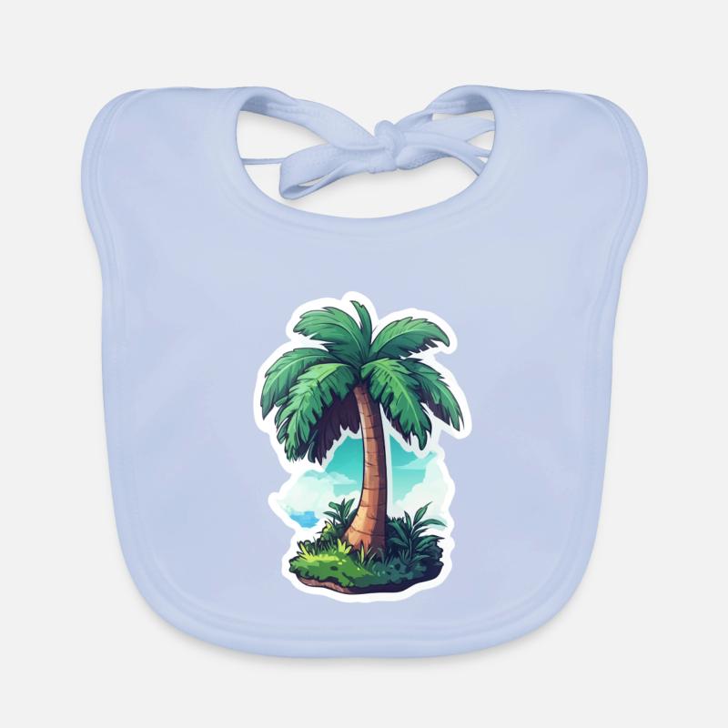Palmier Bavoir bio Bébé