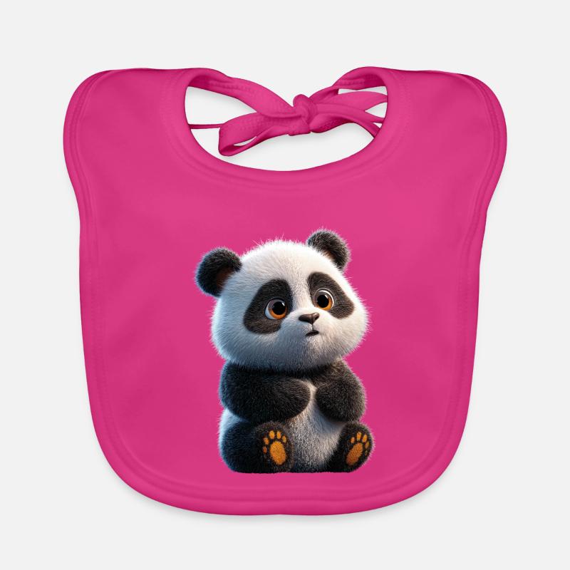 Panda Ours Pandas Géants Panda Géant Mignon Panda Ours Panda Bavoir bio Bébé