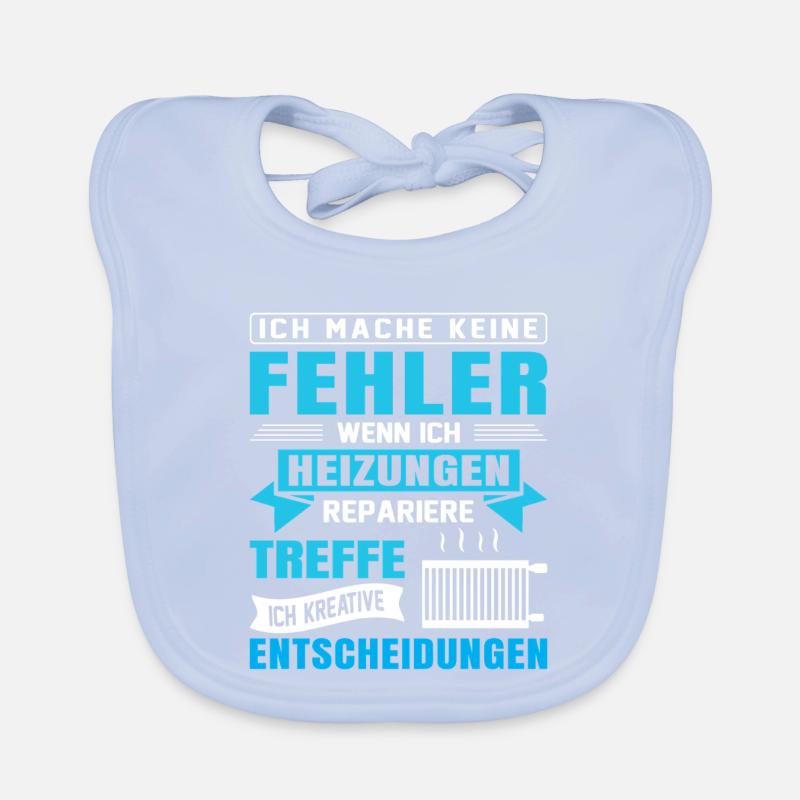 Heating Engineer Heating Construction Plumber Plumber Organic Baby Bibs