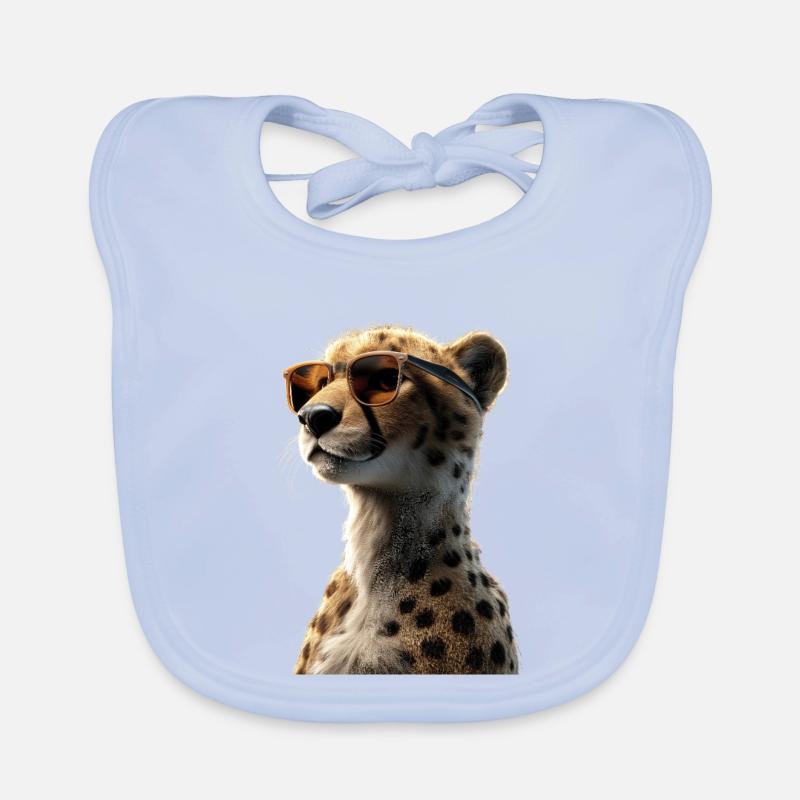 Guépard Guépard Gros chat Amoureux des chats Guépard Bavoir bio Bébé