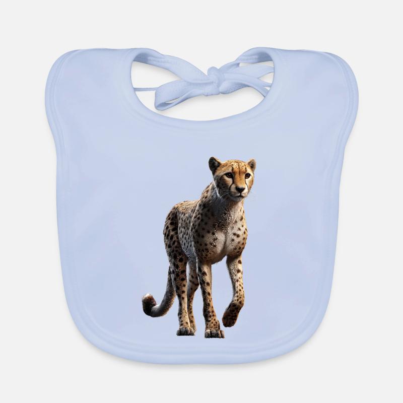 Guépard Guépard Gros chat Amoureux des chats Guépard Bavoir bio Bébé