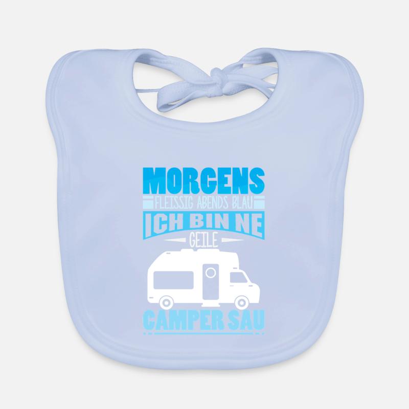 Camper Camping Caravane Dicton Bavoir bio Bébé