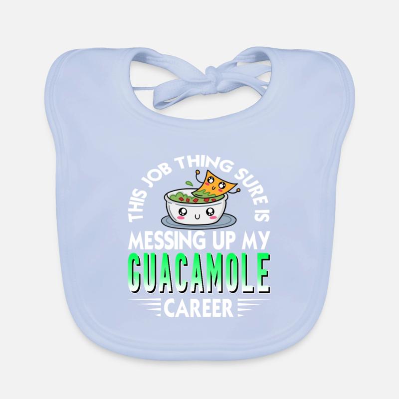 Beauty Solves Most Guacamole Solves the Rest Organic Baby Bibs